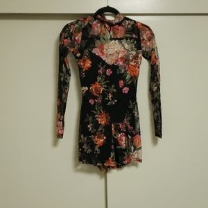 Love Culture: Floral Lace Romper